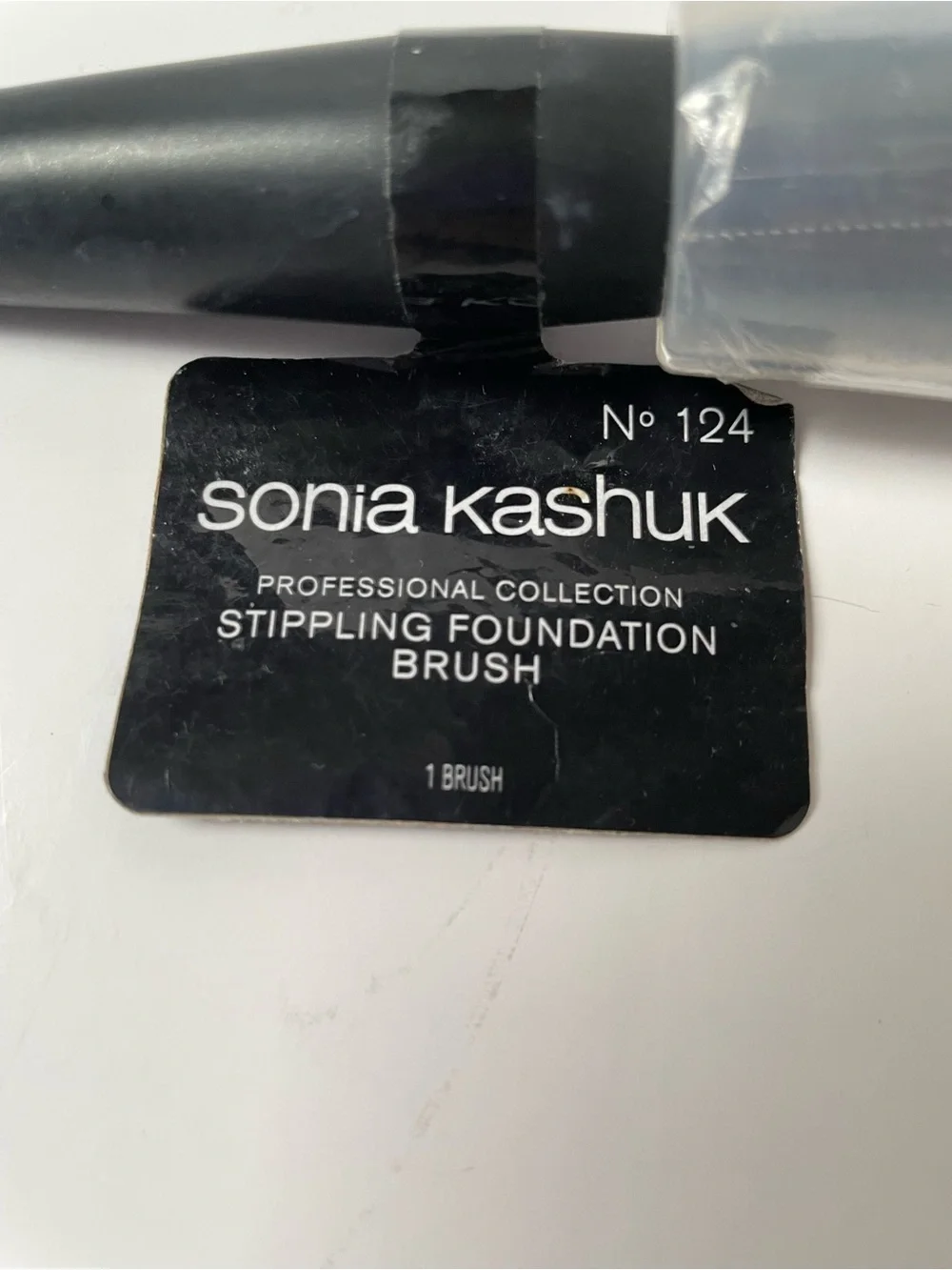 NWT Sonia Kashuk Black Stippling Foundation Brush - Professional Makeup Tool